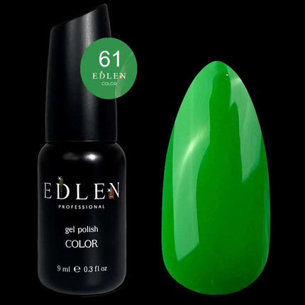 Edlen Gel Polish Color №61 Green 9ml