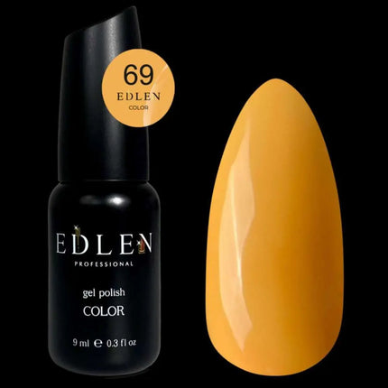 Βερνίκι τζελ νυχιών Edlen, χρώμα №69 Ανοιχτό Πορτοκαλί, 9ml