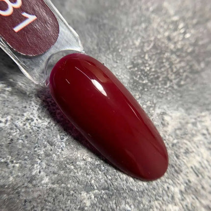 Βερνίκι τζελ χρώματος Edlen №81 Ruby 9ml