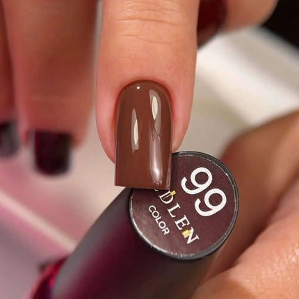 Edlen Gel Polish Color №99 Milk Chocolate 9ml