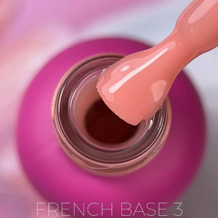 Edlen French Παλτό βάσης Flash №3 Peach 9ml