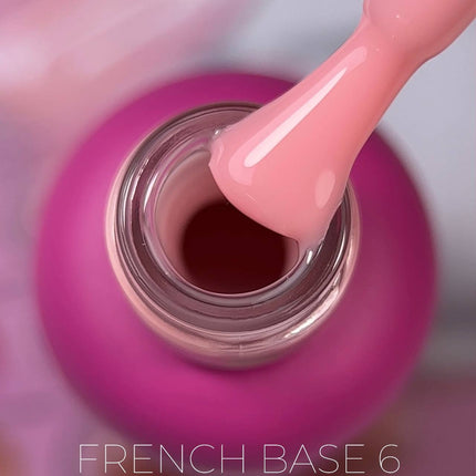 Edlen French Παλτό βάσης Flash №6 Nude Pink 9ml