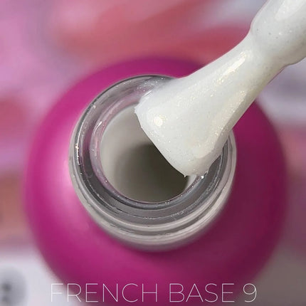 Edlen French Παλτό βάσης №9 Γάλα με χρυσή λάμψη 9ml
