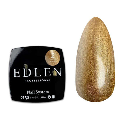 Χρώμα Gel Μετάλλου Edlen Χρυσό 5ml