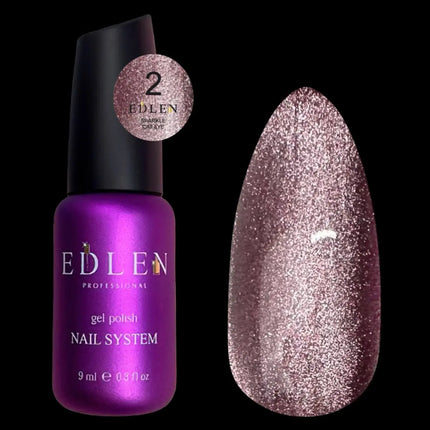 Edlen Cat Eye Sparkle №2 Κόκκινο γρανάτη 9ml