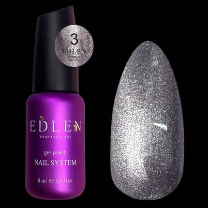 Edlen Cat Eye Sparkle №3 Cold Lavender 9ml