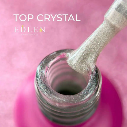 Edlen Ελαφρύ παλτό Crystal UV με ασημί γκλίτερ 9ml