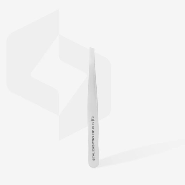 Eyebrow tweezers Staleks Pro Expert 10 Type 3 TE-10/3 - Eyebrow tweezers