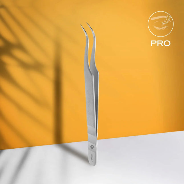 Eyelash tweezers Staleks Pro Expert 41 Type 1 TE-41/1 - Eyelash tweezers
