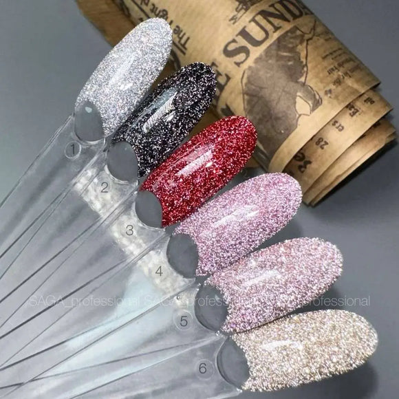 Saga Fiery Gel Polish №02 Μαύρο 10ml