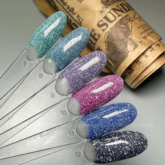 Saga Fiery Gel Polish №10 Κρασί από Μούρα 10ml