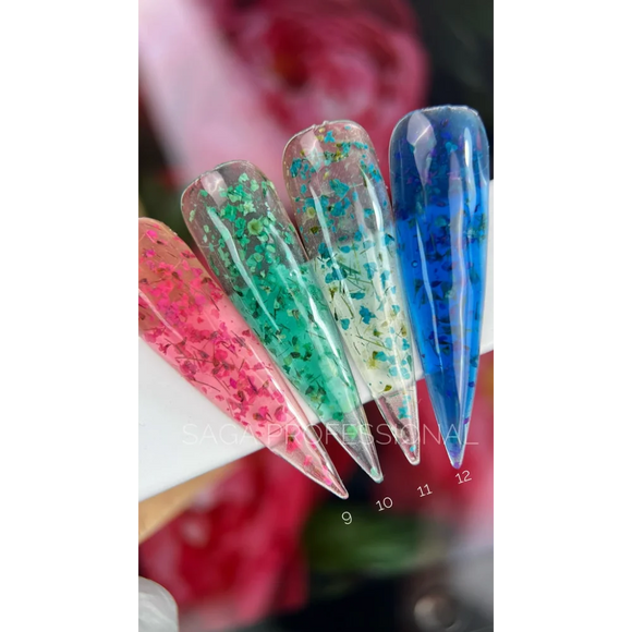 Flower Gel №9 5 ml Saga Professional - Gel paint