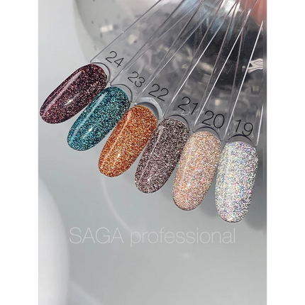 Gel polish Fiery №21 9 ml Saga Professional - Gel Nail Polish