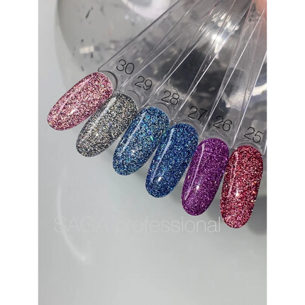 Gel polish Fiery №25 9 ml Saga Professional - Gel Nail Polish