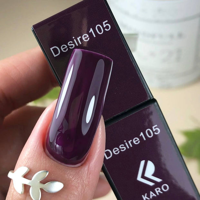 Gel Polish Desire №105 σκούρο σταφύλι 8ml KARO