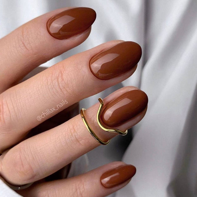 Gel Polish Desire №125 καφέ δέρμα 8ml KARO