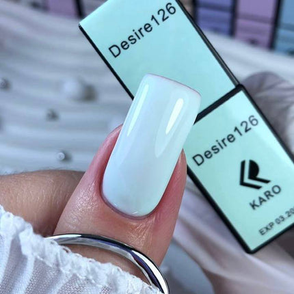 Gel Polish Desire №126 μέντα μπλε 8ml KARO
