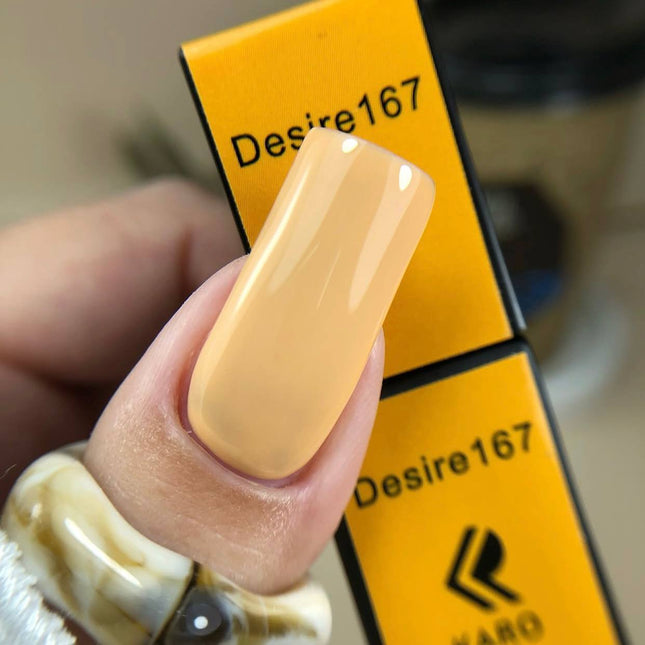 Gel Polish Desire №167 ήρεμο κίτρινο 8ml KARO