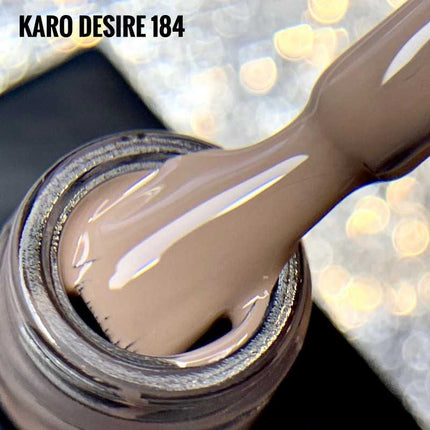 Gel Polish Desire №184 παστέλ καφέ 8ml KARO