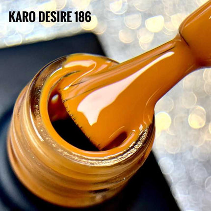 Gel Polish Desire №186 πορτοκαλί καντίουμ 8ml KARO