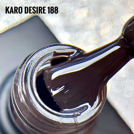 Gel Polish Desire №188 νυχτερινό καφέ 8ml KARO
