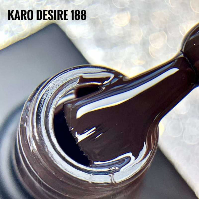 Gel Polish Desire №188 νυχτερινό καφέ 8ml KARO