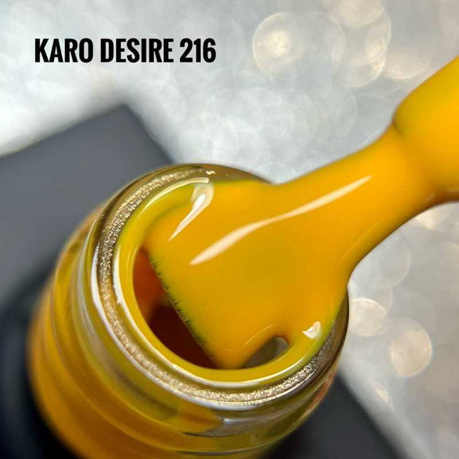 Βερνίκι Gel Desire №216 κρόκος 8ml KARO