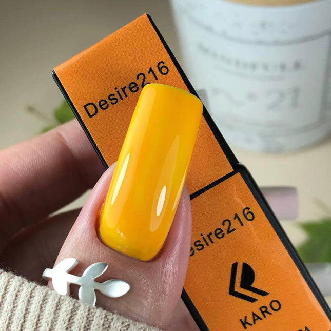 Βερνίκι Gel Desire №216 κρόκος 8ml KARO