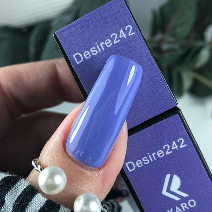 Βερνίκι Gel Desire №242 βασιλικό μπλε 8ml KARO