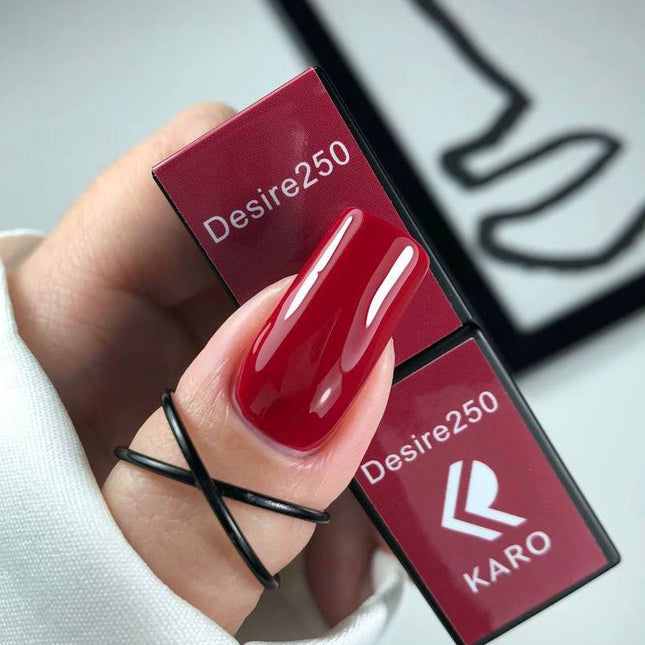 Βερνίκι Gel Desire №250 κεράσι 8ml KARO