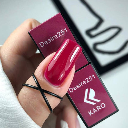 Βερνίκι Gel Desire №251 βατόμουρο 8ml KARO