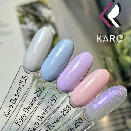 Βερνίκι Gel Desire №255 ανοιχτό γκρι 8ml KARO