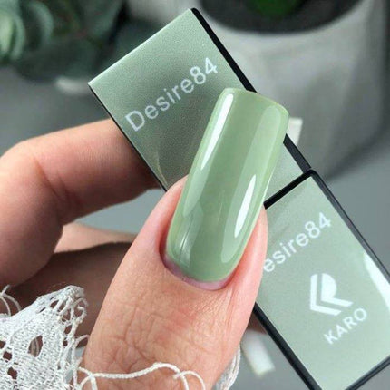 Gel Polish Desire №84 απαλό πράσινο 8ml KARO