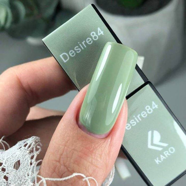 Gel Polish Desire №84 απαλό πράσινο 8ml KARO