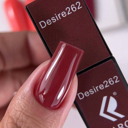 Βερνίκι Gel Desire №262 κόκκινο-καφέ 8ml KARO