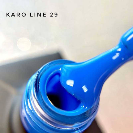 Βερνίκι Gel Line №29 φωτεινό μπλε 8ml KARO