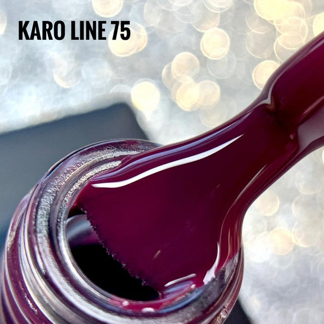 Βερνίκι Gel Line №75 δαμάσκηνο 8ml KARO