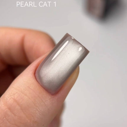 Βερνίκι Gel Cat Eye Pearl №1 Ασημί 10ml KARO