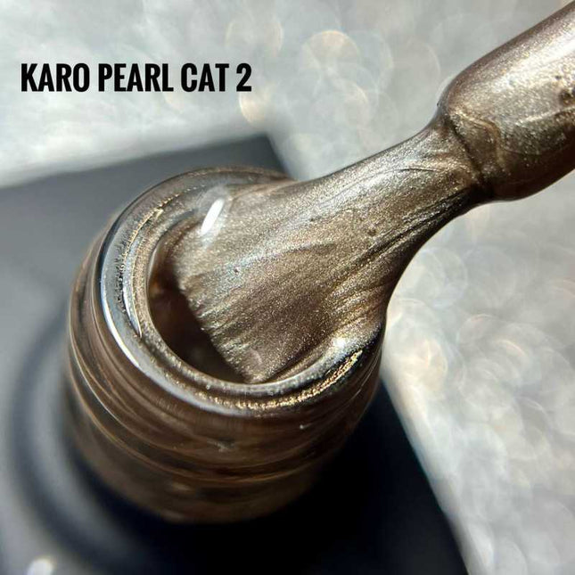 Βερνίκι Gel Cat Eye Pearl №2 Bronze 10ml KARO