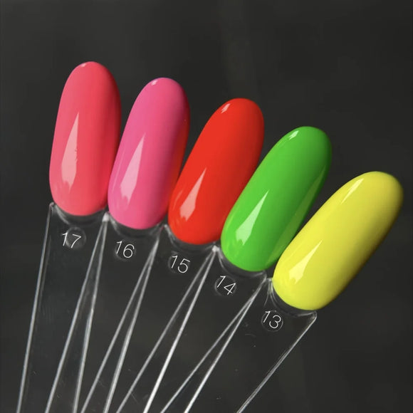 Gel Polish Saga 14 Bright Green 10 ml - Gel Nail Polish