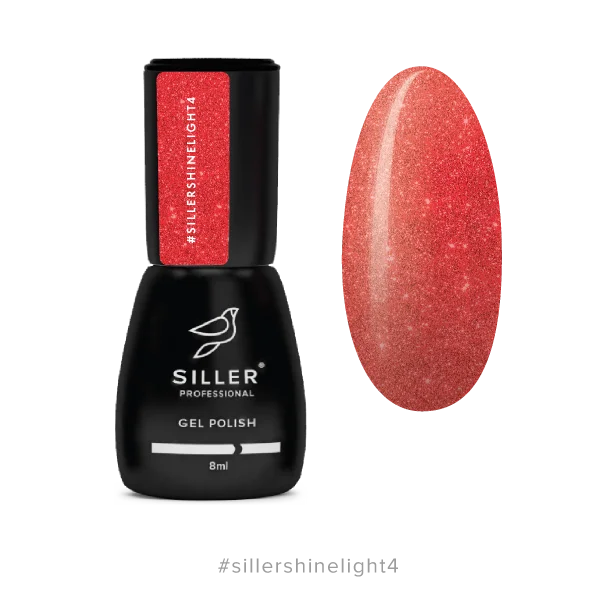 Gel Polish Shine Light №4 8 ml Siller - Gel Nail Polish