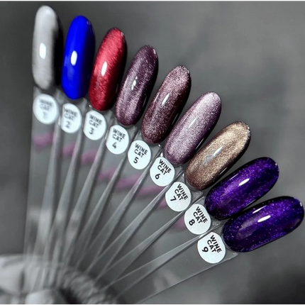 Gel polish Wine Cat №6 10 ml Saga Professional - Gel Nail Polish