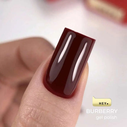 HEYLOVE Βερνίκι τζελ Burberry 15ml - Κρασί