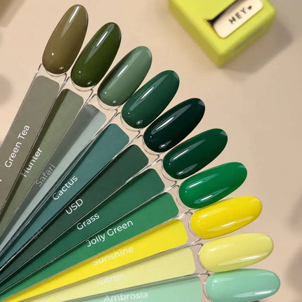 HEYLOVE Βερνίκι νυχιών gel USD 15ml - Σκούρο πράσινο