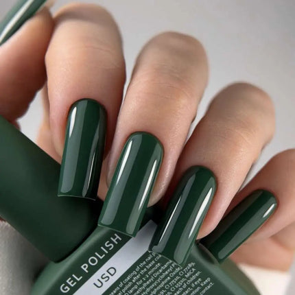 HEYLOVE Βερνίκι νυχιών gel USD 15ml - Σκούρο πράσινο