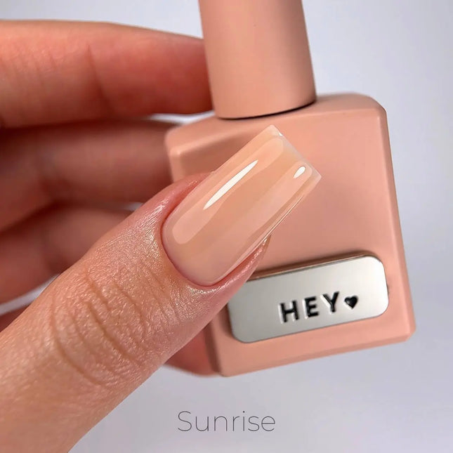 Παλτό βάσης Cover Tint Base Χρώμα Sunrise "Solid" 15 ml HEYLOVE