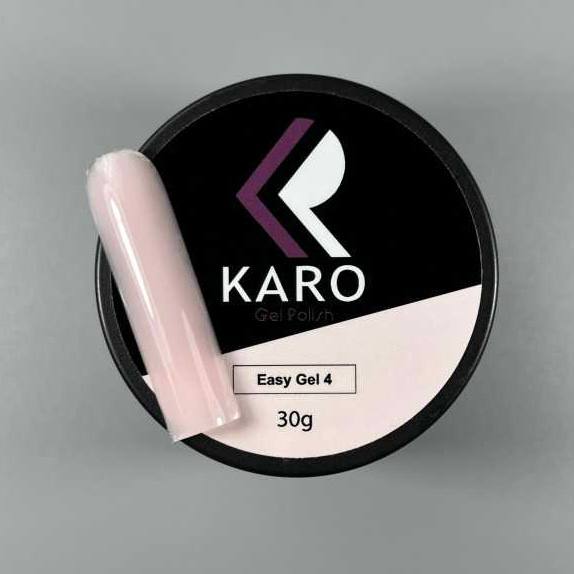 Karo Easy Gel №4 απαλό μπεζ 30ml