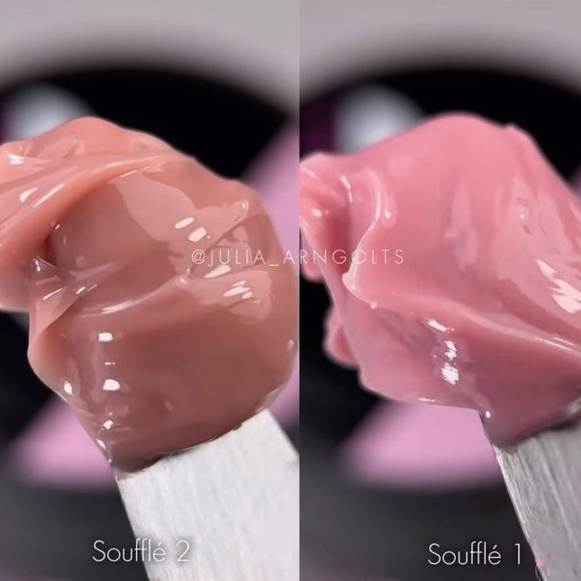 Karo Souffle Gel №1 Ροζ τριαντάφυλλο 30ml
