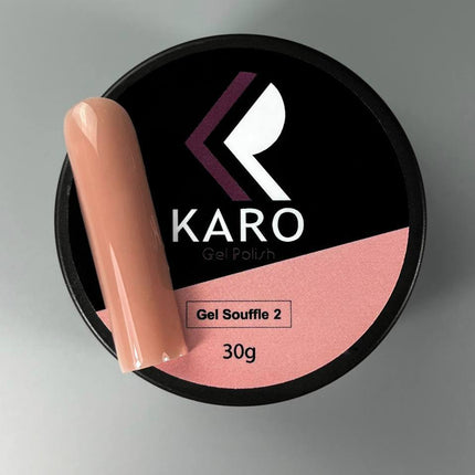 Karo Souffle Gel №2 French μπεζ 30ml