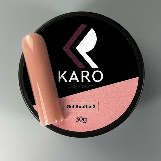 Karo Souffle Gel №2 French μπεζ 30ml